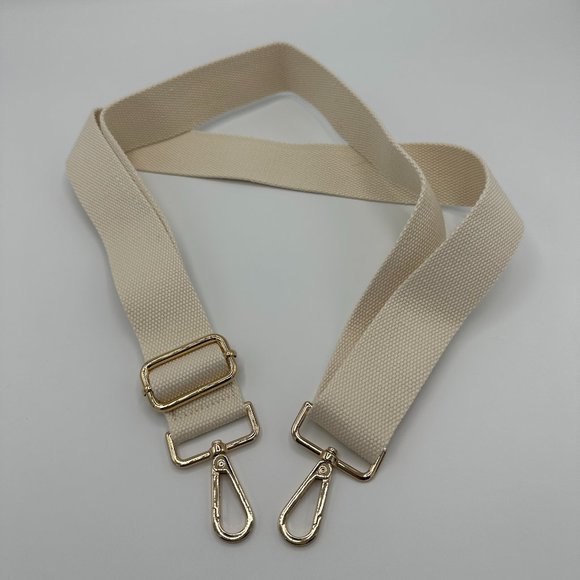 NWOT Allzedream Wide Canvas Replacement Crossbody Strap - Apricot S - Picture 2 of 6